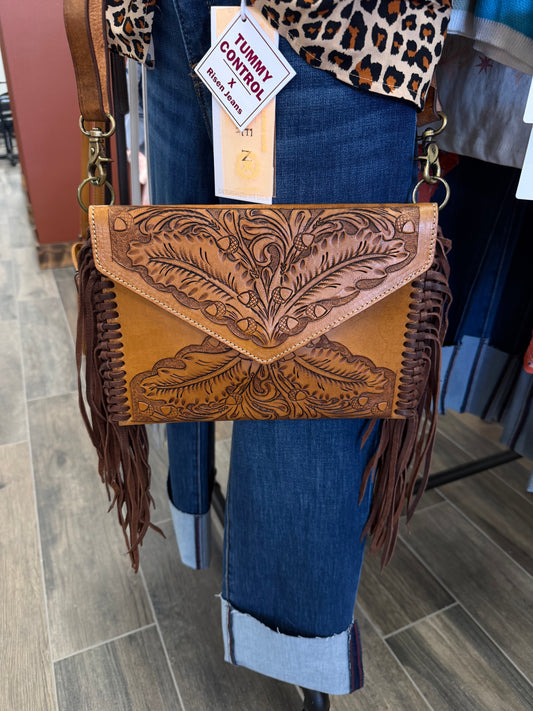 American Darling Envelope Genuine Western Leather Women Bag