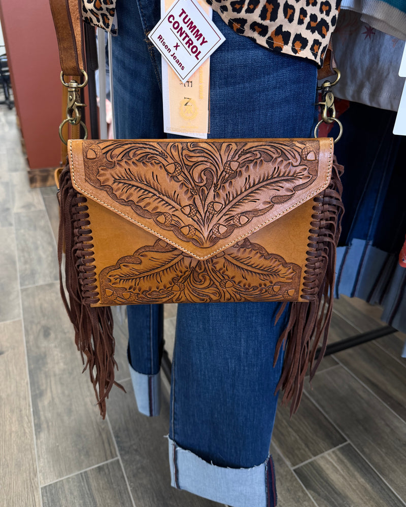 American Darling Envelope Genuine Western Leather Women Bag